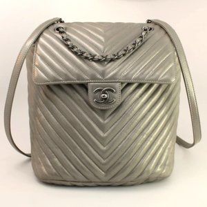 Chanel Urban Spirit Backpack Silver
